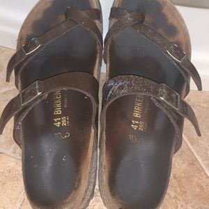 Brown Birkenstocks